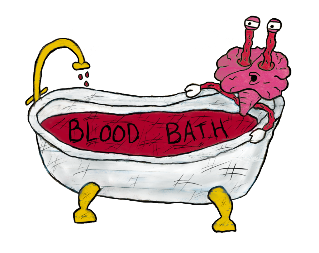 Blood Bath No Komplaints Brain Indie Graphics Skateboarding